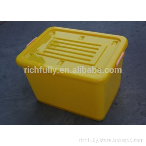 Plastic Sushi takeaway food container with sealed lid